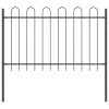 Zahradní plot 2 pcs Šedá 3,4 x 1,2 m Práškově lakovaná ocel 3334036