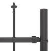 Zahradní plot 7 pcs Šedá 11,9 x 1,2 m Práškově lakovaná ocel 3334131