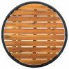 Zahradní bistro set 3 pcs Černá polyratan 3334967