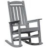 Houpací křeslo 3 pcs Světle šedá Polyethylen 3335817