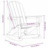 Adirondack Houpací Křesla 2 pcs Černá HDPE 3335836