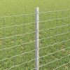 Plotový sloupek. 22 pcs Stříbrná 120 cm Ocel 3335952