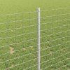 Plotový sloupek. 44 pcs Stříbrná 140 cm Ocel 3335955