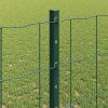 Plot s sloupkem Zelená 1,2 x 25 m Ocel a PVC 3336023