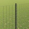Plot s sloupkem Šedá 1,6 x 10 m Ocel a PVC 3336077