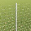 Plot s sloupkem Stříbrná 1,4 x 10 m Ocel 3336149