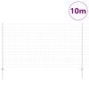 Plot s sloupkem Stříbrná 1,4 x 10 m Ocel 3336165