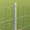 Plot s sloupkem Stříbrná 1,2 x 25 m Ocel 3336195