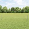 Plot s sloupkem Stříbrná 0,4 x 50 m Ocel 3336212
