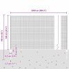 Plot s sloupkem Stříbrná 1,2 x 25 m Ocel 3336365