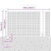 Plot s sloupkem Stříbrná 1,2 x 25 m Ocel 3336366