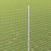 Plot s sloupkem Stříbrná 1,5 x 25 m Ocel 3336375