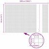 Plot s sloupkem Stříbrná 0,5 x 50 m Ocel 3336385