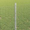 Plot s sloupkem Stříbrná 0,8 x 50 m Ocel 3336392