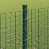 Plot s sloupkem Zelená 1,2 x 25 m Ocel a PVC 3336485