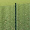 Plot s sloupkem Zelená 1,4 x 25 m Ocel a PVC 3336487