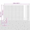 Plot s sloupkem Zelená 1,4 x 25 m Ocel a PVC 3336490
