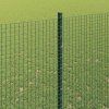 Plot s sloupkem Zelená 1,6 x 25 m Ocel a PVC 3336496