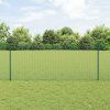 Plot s sloupkem Zelená 1 x 50 m Ocel a PVC 3336516