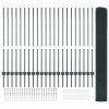Plot s sloupkem Zelená 1,2 x 50 m Ocel a PVC 3336519