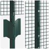 Plot s sloupkem Zelená 1,2 x 50 m Ocel a PVC 3336519