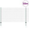 Plot s sloupkem Zelená 1,4 x 50 m Ocel a PVC 3336523