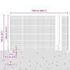 Plot s sloupkem Šedá 1,2 x 25 m Ocel a PVC 3336604