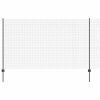 Plot s sloupkem Šedá 1,4 x 50 m Ocel a PVC 3336641