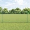 Plot s sloupkem Zelená 1,6 x 25 m Ocel a PVC 3336734