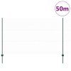 Plot s sloupkem Zelená 1,4 x 50 m Ocel a PVC 3336763
