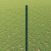 Plot s sloupkem Zelená 1,4 x 50 m Ocel a PVC 3336763