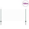 Plot s sloupkem Zelená 1 x 100 m Ocel a PVC 3336791