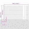Plot s sloupkem Šedá 1,6 x 50 m Ocel a PVC 3336912