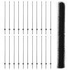 Plot s sloupkem Šedá 1,6 x 50 m Ocel a PVC 3336912
