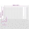 Plot s sloupkem Šedá 1 x 100 m Ocel a PVC 3336930