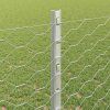 Plot s sloupkem Stříbrná 1,2 x 25 m Ocel 3337004