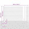 Plot s sloupkem Stříbrná 1,2 x 50 m Ocel 3337040