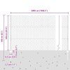 Plot s sloupkem Stříbrná 1,2 x 50 m Ocel 3337041