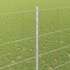 Plot s sloupkem Stříbrná 1,6 x 25 m Ocel 3337136
