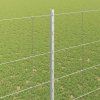 Plot s sloupkem Stříbrná 1,6 x 25 m Ocel 3337137