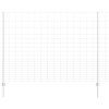 Plot s sloupkem Stříbrná 1,6 x 25 m Ocel 3337138