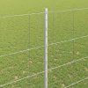 Plot s sloupkem Stříbrná 1,6 x 25 m Ocel 3337138