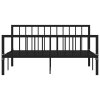 Rám postele černý kov 160 x 200 cm 284572