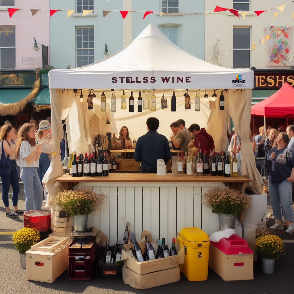 sublimačně potištěný stan