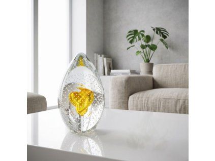 skleneny objekt egg yellow