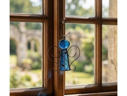 skleneny andel vitra modry