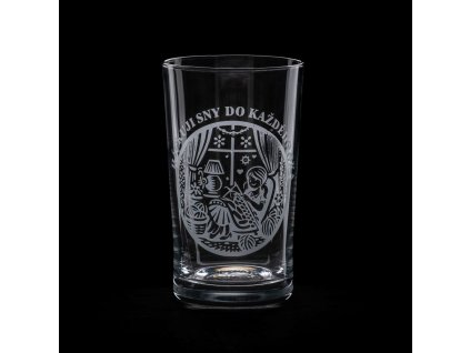 sklenicka s motivem hackov