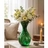 sklenena vaza zelena spring