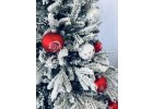 Zasněžený vánoční strom - Nordic Krása 150 cm bílo-červený s veselými dekory