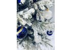 Zasněžený vánoční strom - Večernice 150 cm bílo-modrý
